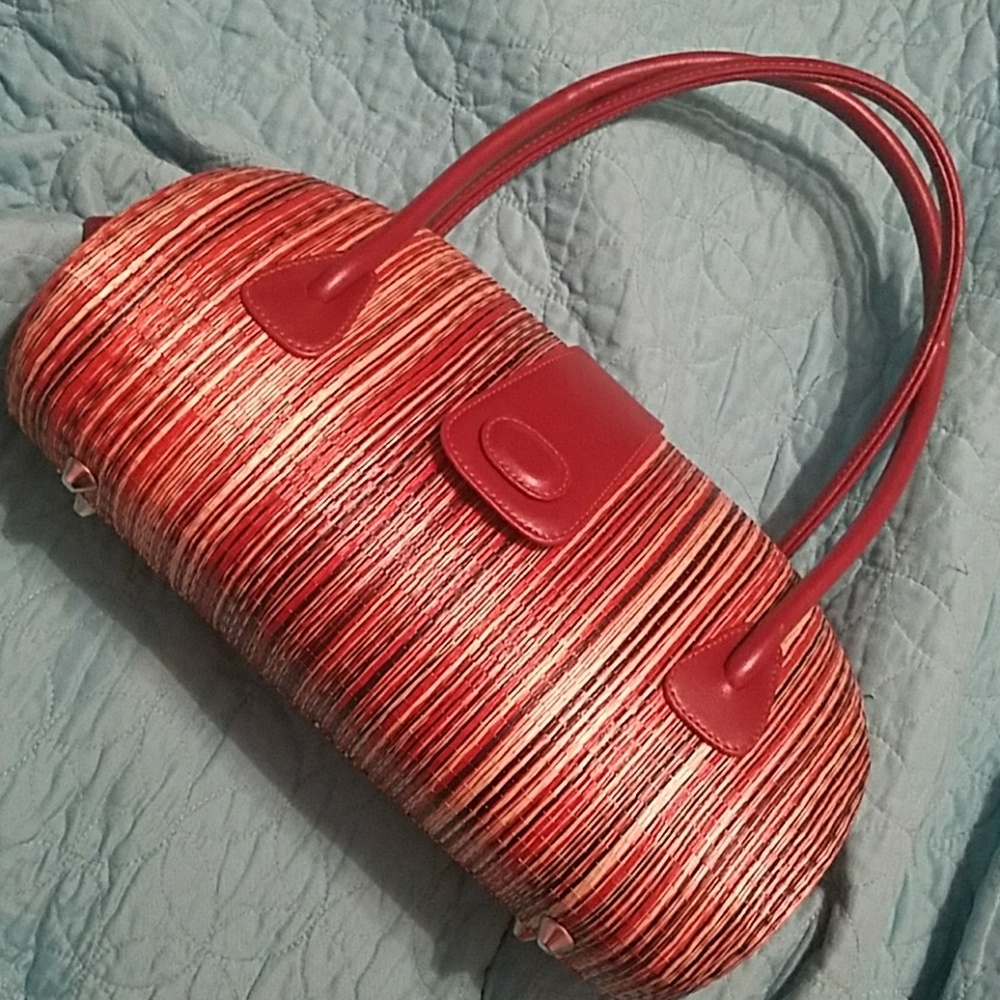 🍁NWOT vintage style bag made of natural material